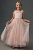 Princess Daliana Sparkle Corset Tulle Flower Girl Dress