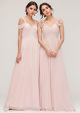 Princess Sweetheart Sleeveless Long Chiffon Bridesmaid Dress