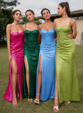 Trumpet/Mermaid Sweetheart Floor-Length Jersey Prom Dresses