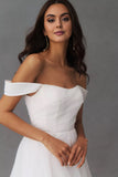 Fit & Flare Tulle Wedding Gown With Removable Sleeve