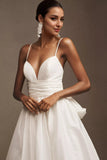 Sweetheart Taffeta Ballgown Wedding Gown