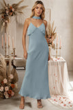 Chiffon V-Neck Bridesmaid Dresses with Scarf