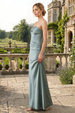 Bridesmaid Dress | Elegant Satin Gown for Weddings