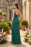 Satin Bridesmaid Dress | Spaghetti Straps Sweetheart Gown for Weddings