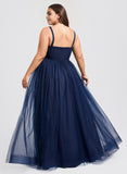 Plus Size Ball-Gown/Princess Sweetheart Floor-Length Tulle Prom Dresses