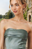 Bridesmaid Dress | Elegant Satin Gown for Weddings