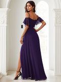 Off Shoulder Bridesmaid Dress/Prom Dress