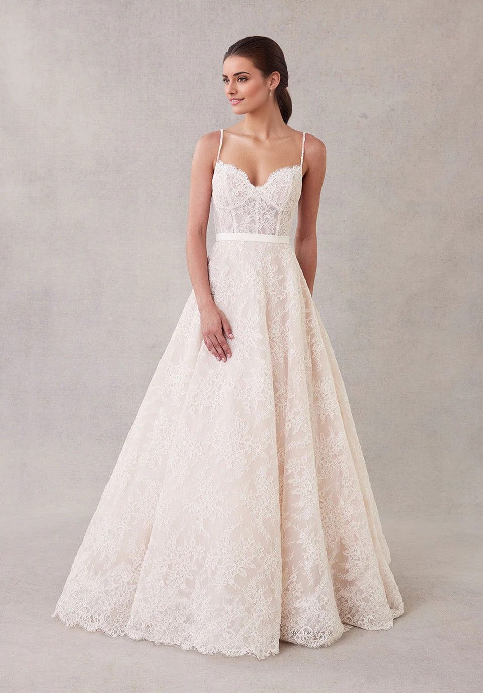 how to hem a satin wedding dress Satin Sheer Overlay Wedding Dress Hem (Part 2) Here is part 2 of this wedding dress alteration. Hope this helps anybody whos trying to figure out how to navigate horsehair in your skirt hem!