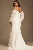 Fit & Flare Wedding Gown With Removable Sleeves