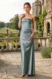 Bridesmaid Dress | Elegant Satin Gown for Weddings