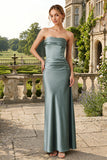 Bridesmaid Dress | Elegant Satin Gown for Weddings
