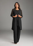 Jumpsuit/Pantsuit Sequins Chiffon Mother of the Bride Dress