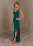 A-Line Sweetheart Neckline Pleated Chiffon Mother of the Bride Dress