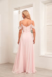 Chiffon Bridesmaid Dress with Lace