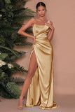 One-Shoulder Mermaid Prom Dress With Silt