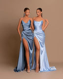 V-Neck Strapless Mermaid Prom Dress