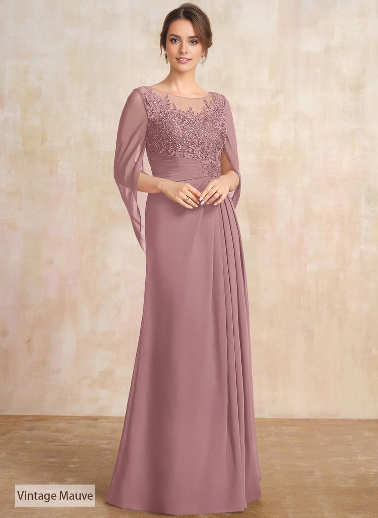 Illusion Strapless Cameo Brown Sweep/Brush Train Mother Of The Bride Dress main image 0