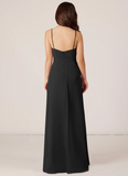 A-Line with Belt Chiffon Junior Bridesmaid Dress