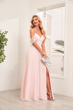 bridesmaid dress with slit