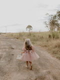 Ball-Gown/Princess Scoop Floor-Length Organza/Satin Flower Girl Dress