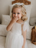 A-Line Tulle Flower Girl Dress