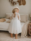 A-Line Tulle Flower Girl Dress