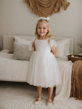 A-Line Tulle Flower Girl Dress