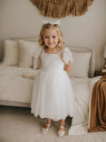 A-Line Tulle Flower Girl Dress